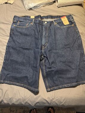 Levi's Dark Blue Denim Jean Shorts